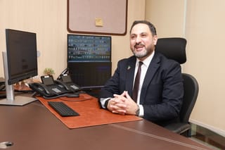 Ali Al Najjar during an interview with Gulf News in his office in Dubai