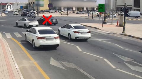 Ras Al Khaimah Police has warned motorists against violating mandatory lane discipline 