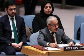 Ambassador Mohamed Abushahab, Permanent Representative of the UAE to the UN.
