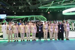 Dubai Police showcase AI patrols at ISNR 2026 in Abu Dhabi