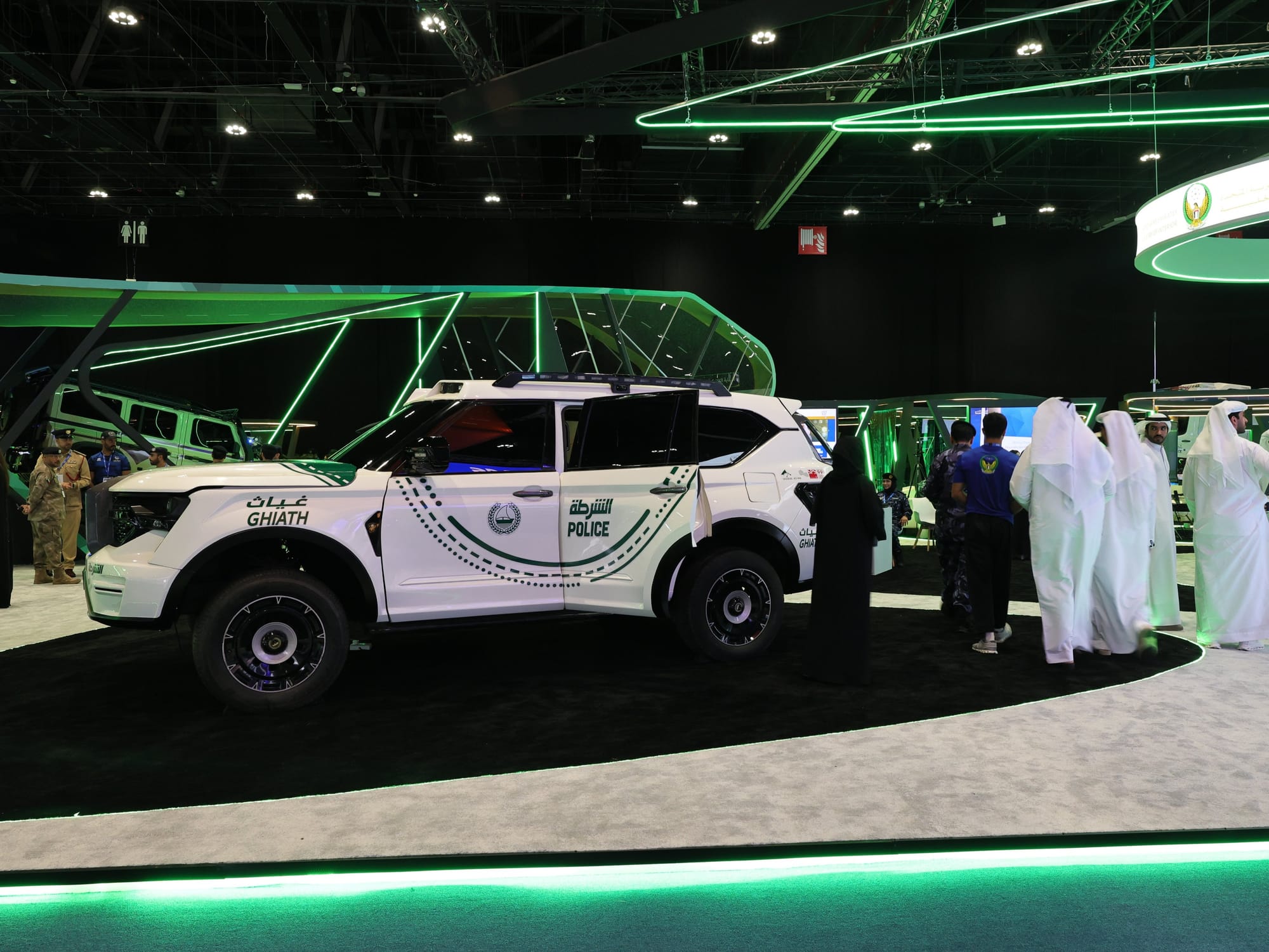 Dubai Police showcase AI patrols at ISNR 2026 in Abu Dhabi