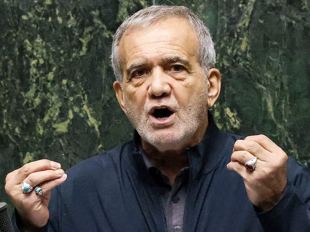 Iranian President Masoud Pezeshkian