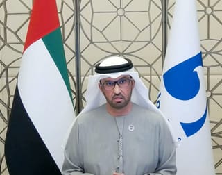 Dr. Sultan bin Ahmed Al Jaber, Minister of Industry and Advanced Technology and Managing Director and Group CEO of the Abu Dhabi National Oil Company (ADNOC), Chairman of Masdar and Executive Chairman of XRG.