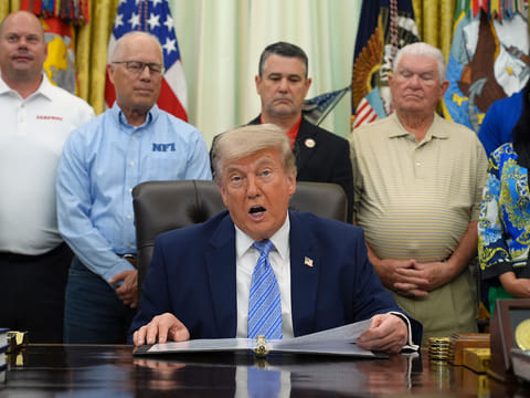 US President Donald Trump