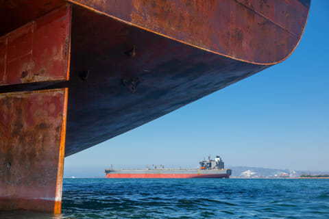 Ships anchored off the Port of Long Beach in Long Beach, California, US, on Thursday, May 7, 2026. The near closure of the Strait of Hormuz has sparked a global fuel crunch, and consumers are getting saddled with soaring prices. Photo used for illustrative purposes. 