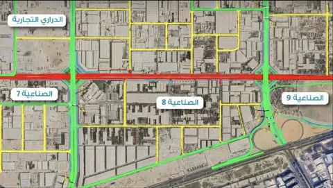 Sharjah announced a temporary traffic diversion on Al Khan Road as part of ongoing development, expansion and bridge construction works. 