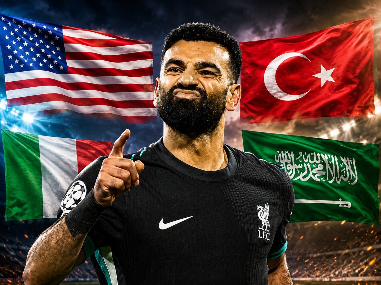 Which country will we see Salah play in next?