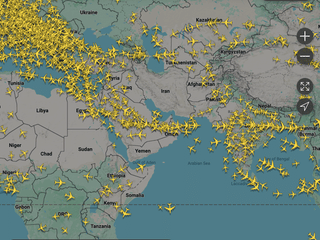 'Spoofing': Empty skies over Iran fuel fears of strikes