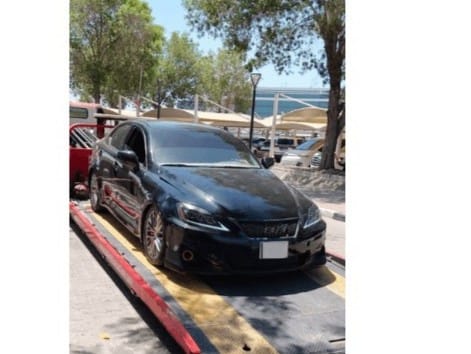 Dubai Police impounded a vehicle after its driver performed dangerous stunts in Oud Al Muteena.