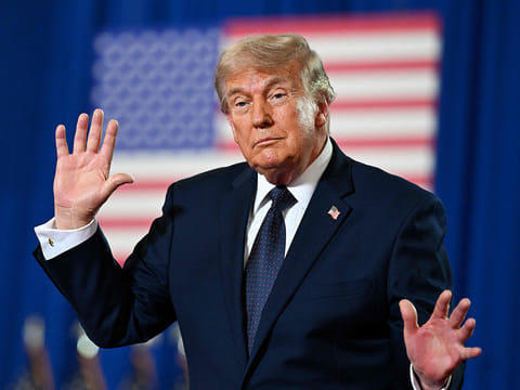 US President Donald Trump