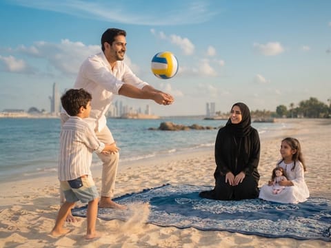 The designated beaches include Jumeirah 1, Jumeirah 2 and its night beach, Jumeirah 3, Umm Suqeim 1 and its night beach, Umm Suqeim 2, as well as Khor Al Mamzar Beach and its night beach.