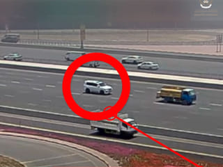 A split second of distraction led to this shocking Sharjah crash.