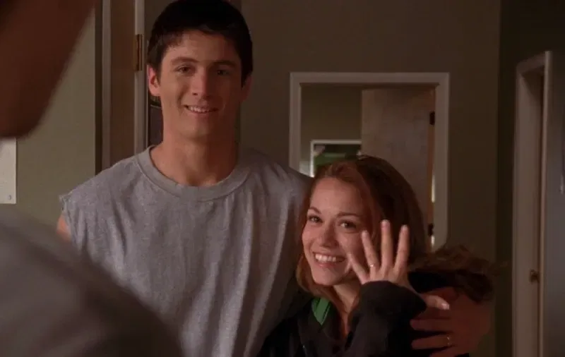 James Lafferty and Bethany Joy in one Tree Hill