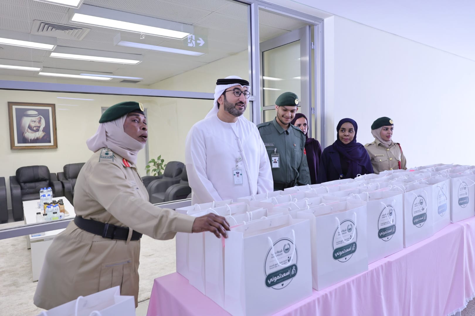 Dubai Police distribute Eid clothing to children of female inmates during Eid Al Adha.
