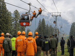 Officials said  320 people were trapped across dozens of gondola cabins when both phases of the cable car system came to a sudden halt, triggering panic among tourists, including families with women and children.