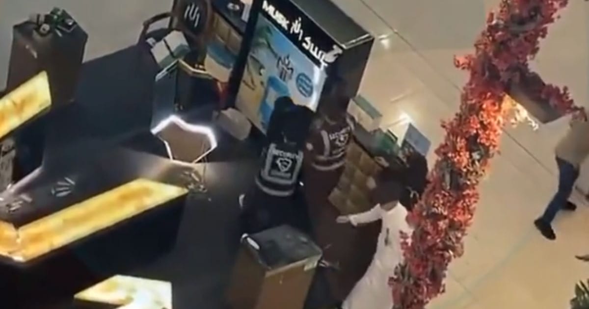 Saudi Arabia probes incident involving woman recorded vandalizing a perfume kiosk in shopping center. Saudi Arabia probes incident involving woman recorded vandalizing a perfume kiosk in shopping center.