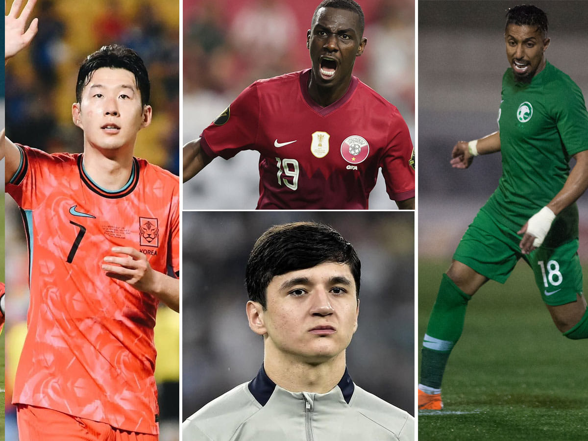 Son Heung-min -Almoez Ali -Salem Al Dawsari -Abdukodir Khusanov