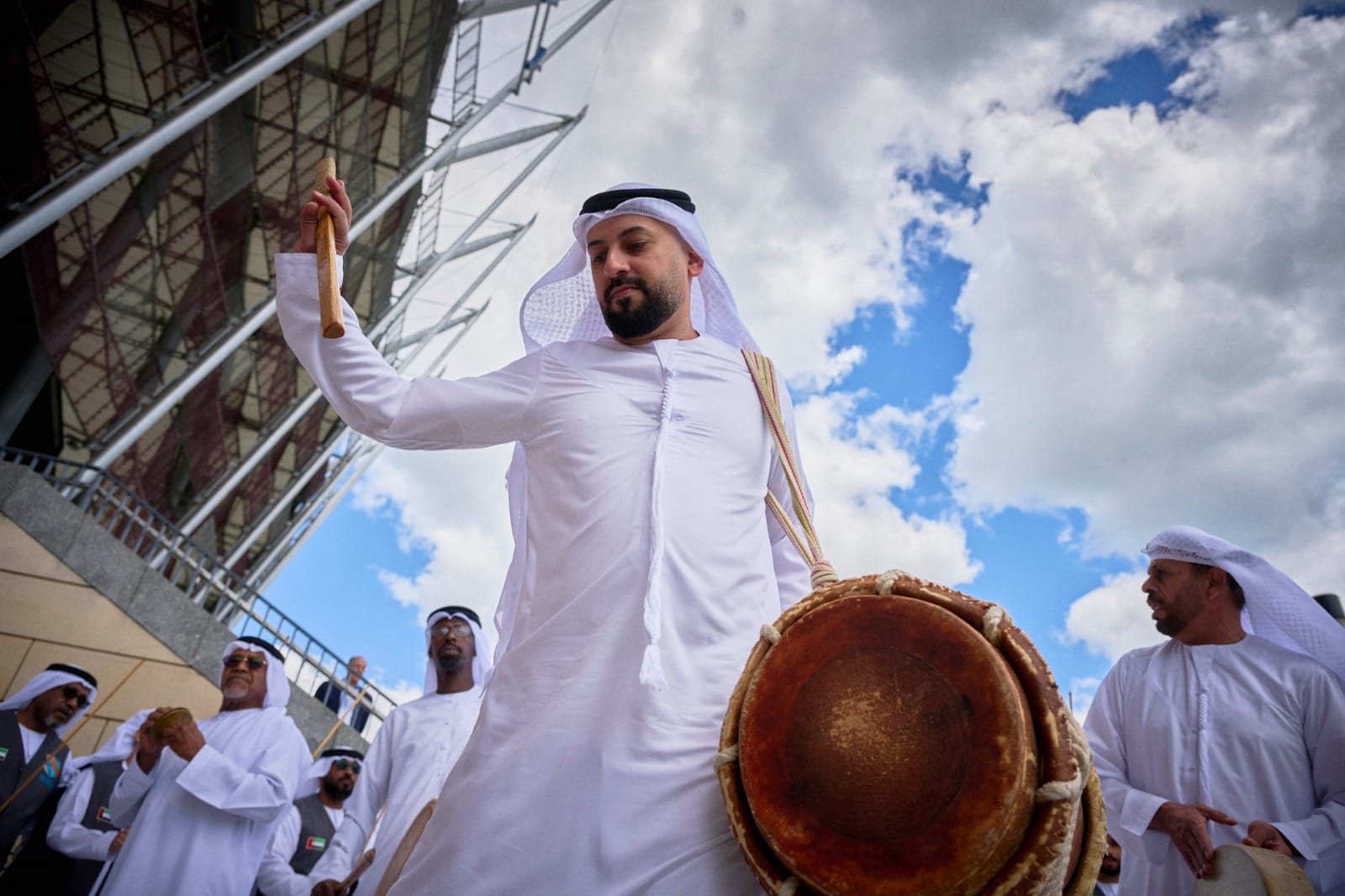 The Sharjah National Band brought Emirati folk arts and heritage performances to audiences across Warsaw, Poland.