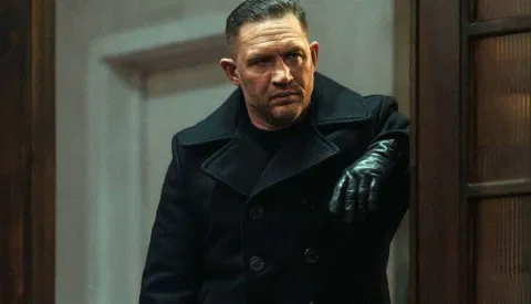 Hardy, who plays the fixer Harry Da Souza in the crime family saga, remains closely tied to the production.
