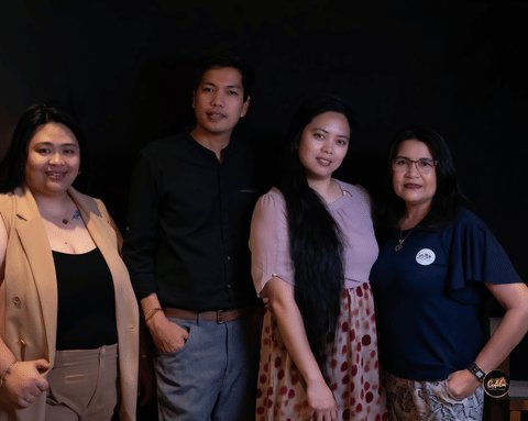 From left to right: Carla Castro, Jay Esqueta, Chrissie Asuncion, and Delia Rubios