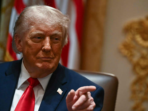 US President Donald Trump