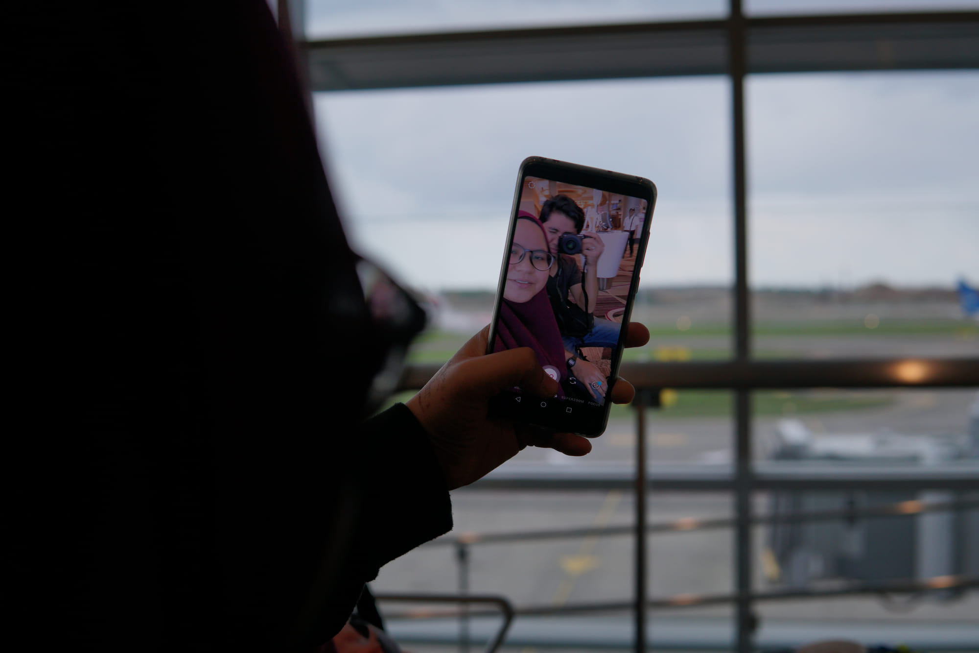 Airportselfie