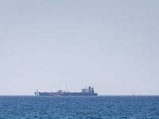 The second explosion aboard the vessel, located about 40 nautical miles southeast of Iraq's Umm Qasr port, was caused by an unmanned aerial vehicle.