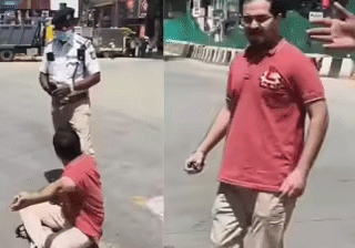 When traffic ground to a halt on Bengaluru's busy Old Airport Road, one commuter decided he had had enough.