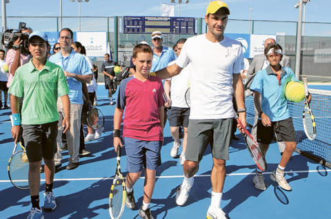 International Tennis Complex at Zayed Sports City is no stranger to tennis superstars
