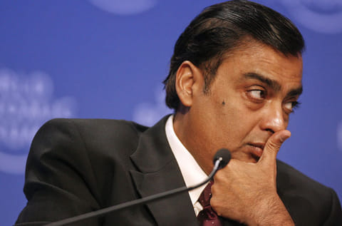 Indian business tycoon and chairman and managing director of Reliance Industries