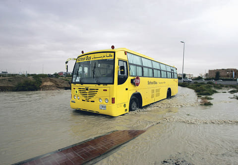 'We crossed the Sharjah-Dubai border and were slowly arriving to the school area. Then, the Vice Principal called and informed us that we should turn the bus around and head back home'. Picture for illustrative purposes 