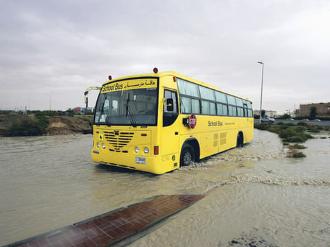 'We crossed the Sharjah-Dubai border and were slowly arriving to the school area. Then, the Vice Principal called and informed us that we should turn the bus around and head back home'. Picture for illustrative purposes 
