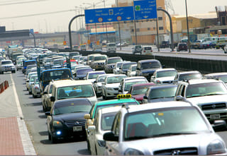 Rush-hour alert: Multiple accidents cause heavy traffic on Dubai-Sharjah roads