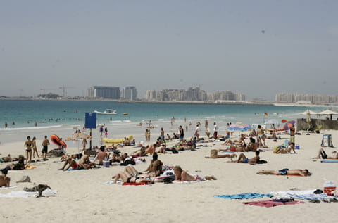 JBR beach is among those reopening on Friday.