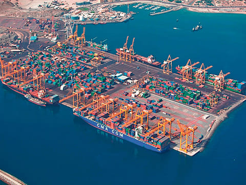File picture of Khor Fakkan Port in Sharjah. 