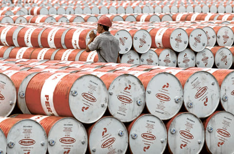 Storing for the future or for the now? As economies recover from the pandemic, demand should surge, which will dent all the stored up oil sloshing around.