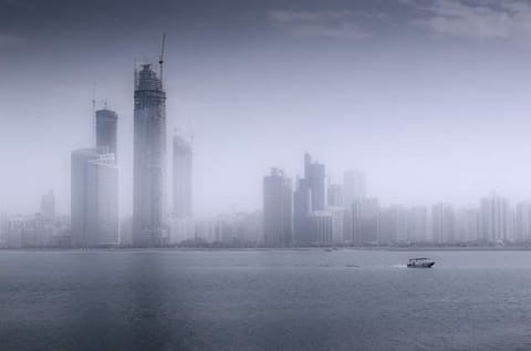 A file photo of early morning fog in Abu Dhabi captured by Gulf News reader Beno Saradzic. 