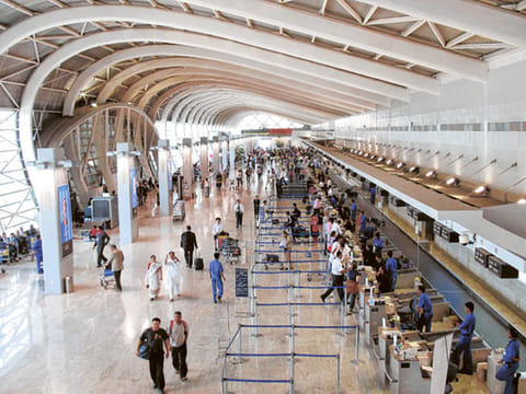 Chhatrapati Shivaji International Airport Mumbai, India.
