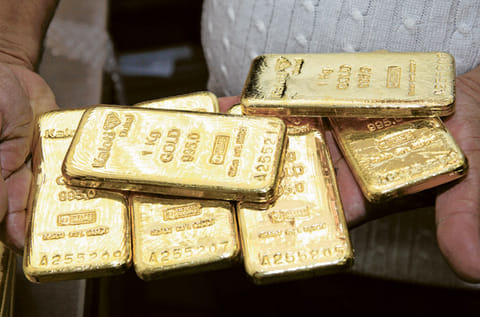 Control how it goes out... Using passengers to carry gold other than the jewellery they are wearing has been standard practice of those trying to get it through unofficial channels. Banning hand carried gold will deal a body blow, according to Ahmed Bin Sulayem of DMCC.