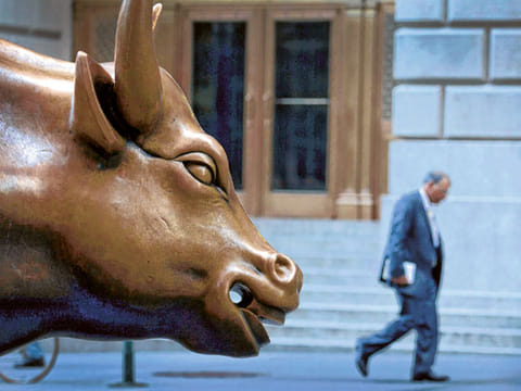 The bull statue near the New York Stock Exchange. Even as the pandemic rages on in several parts of the world, economic data continues to keep hopes alive of an – albeit slow – recovery, but investors can’t write-off every kind of risk just yet.