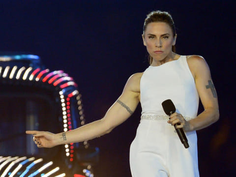 Melanie C of the Spice Girls.