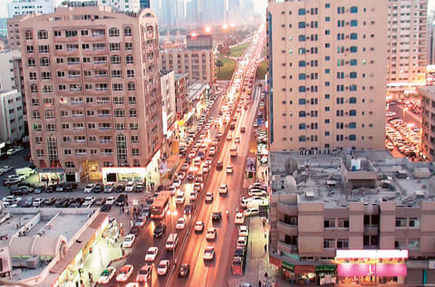 The busy Al Arouba Street will be temporarily closed to traffic in the direction towards Ajman.  