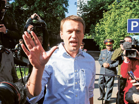 Top Russian opposition leader Alexei Navalny (File image)