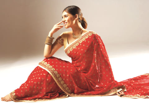 Sari: The six-yard fabric goes the whole nine yards