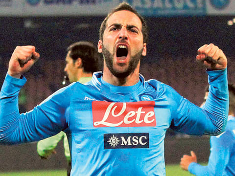 Chelsea £50m bid for Gonzalo Higuain rejected