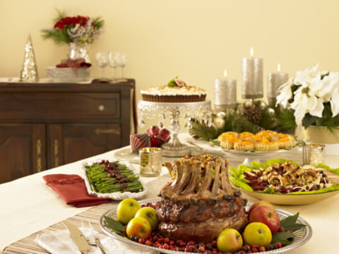 The scaled-back Thanksgiving menu at our house included almost all the favourites 