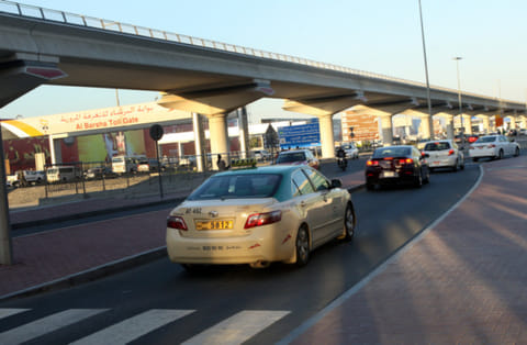 Taxi passengers made to pay Salik on service roads