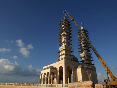 Picture for illustrative purposes - mosque under construction.