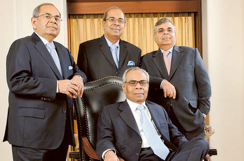 The "fab four" Hinduja brothers: Srichand P Hinduja Chairman, Hindja Group of Companies, Chairman, Hinduja Foundations; Gopichand P Hinduja Co-Chairman, Hinduja Group of Companies Chairman, Hinduja Automotive Limited, UK; Prakash P Hinduja Chairman, Hinduja Group of Companies (Europe); Ashok P Hinduja Chairman, Hinduja Group of Companies (India).