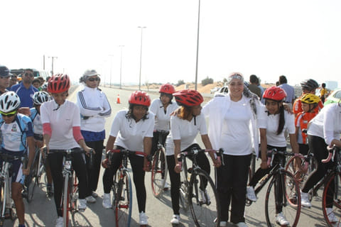 Emirati women discover the power of pedal
